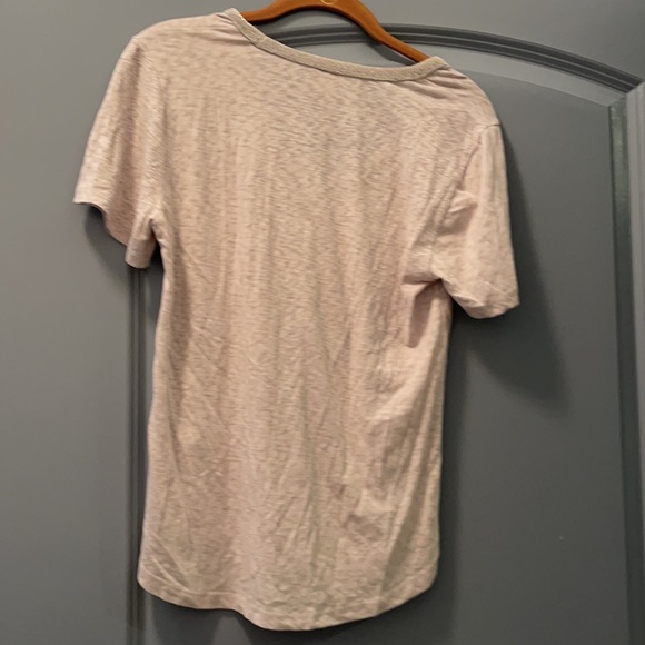 J crew gray with silver beading t shirt medium - Picture 3 of 3